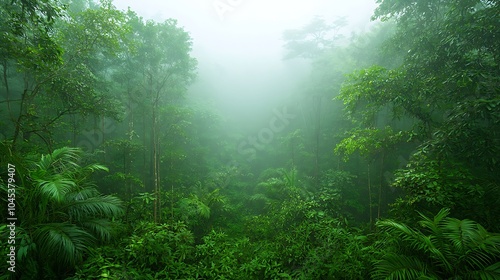 Exploring the mystical depths of a lush green jungle a journey into nature's heart of serenity and wonder