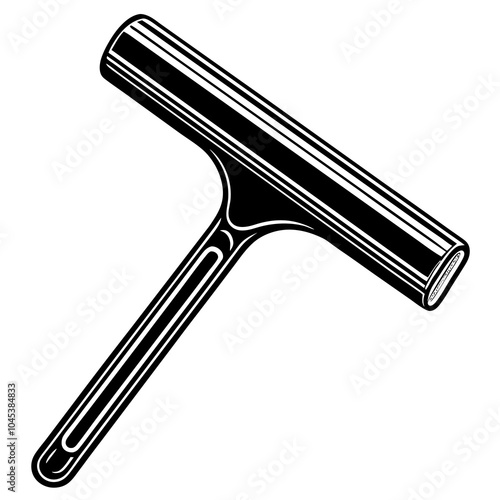 window squeegee silhouette 

