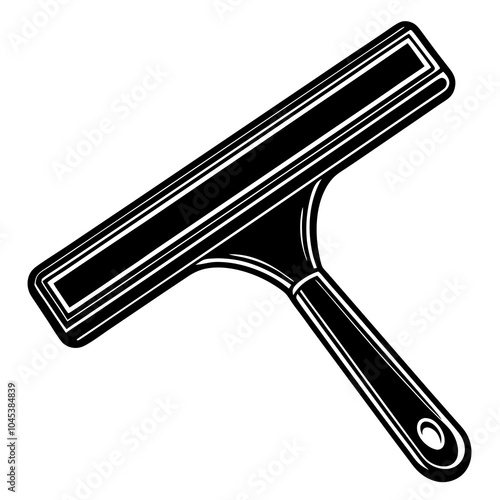window squeegee silhouette 
