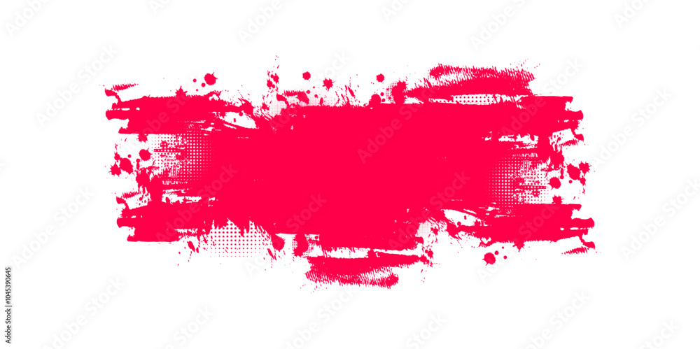 Red Grunge Frame With ink spatters, Halftone Pattern and Grungy background, Sale banner, Offer Button and Frame Mockup, paintbrush, splash, spray, ink splatter and paint marks. artistic graphic box, Red Grunge Frame With ink spatters, Halftone Pattern and Grungy background, Sale banner, Offer Button and Frame Mockup, paintbrush, splash, spray, ink splatter and paint marks. artistic graphic box,