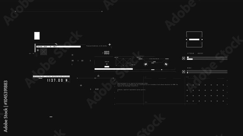 HUD element with transparent background