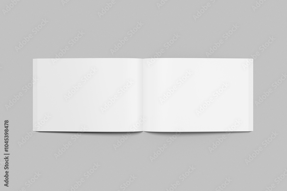 A4 Magazine Landscape Mockup A4 Magazine Landscape Mockup