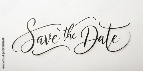 Save the date card design