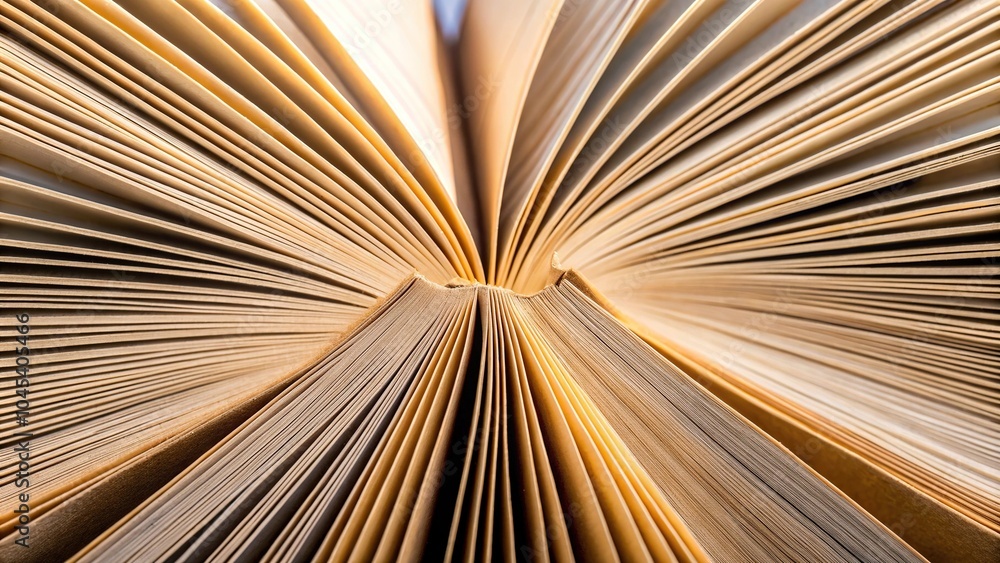 Obraz premium Extreme close-up of aligned hardcover book sheet