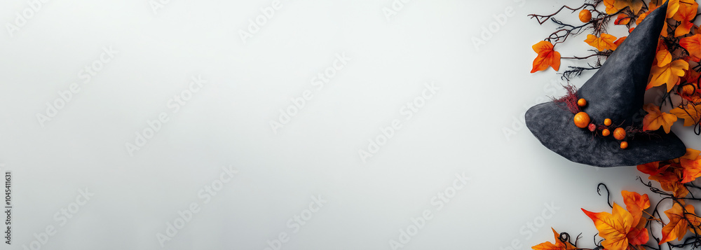 Witch hat on white background Witch hat on white background