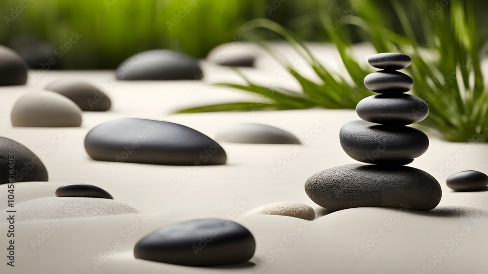 The Subtle Dance of Calmness: The Spiritual Connection Between Still Stones, Flowing Sand, and the Meditative Essence of Zen Balance The Subtle Dance of Calmness: The Spiritual Connection Between Still Stones, Flowing Sand, and the Meditative Essence of Zen Balance