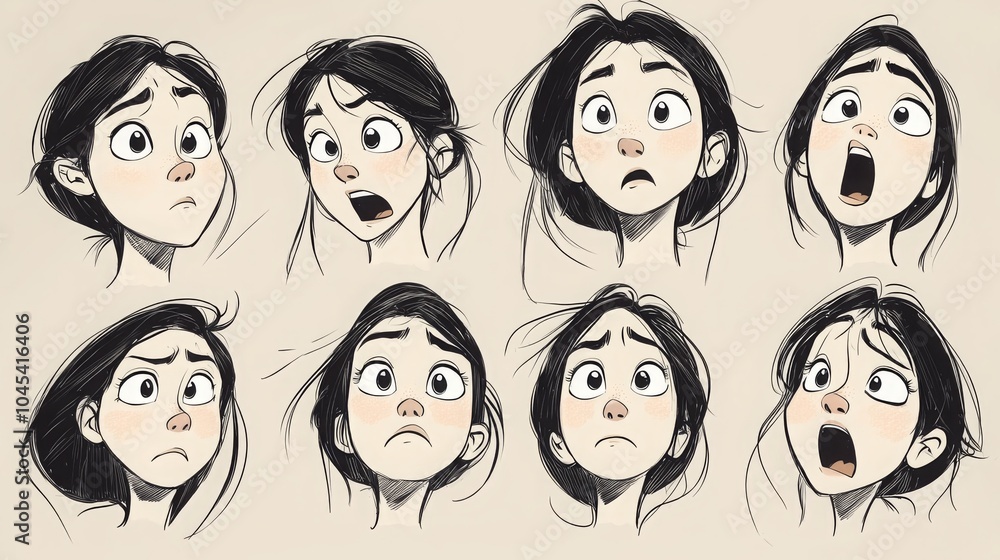 Expressive Character Emotion Study with Various Faces Expressive Character Emotion Study with Various Faces