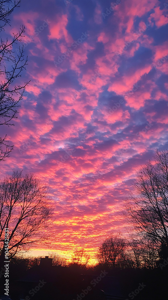 Obraz premium Beautiful sky with clouds 