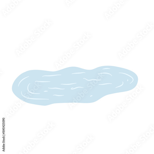 ice water puddle