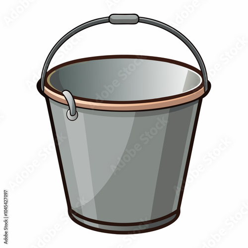 bucket isolated on white