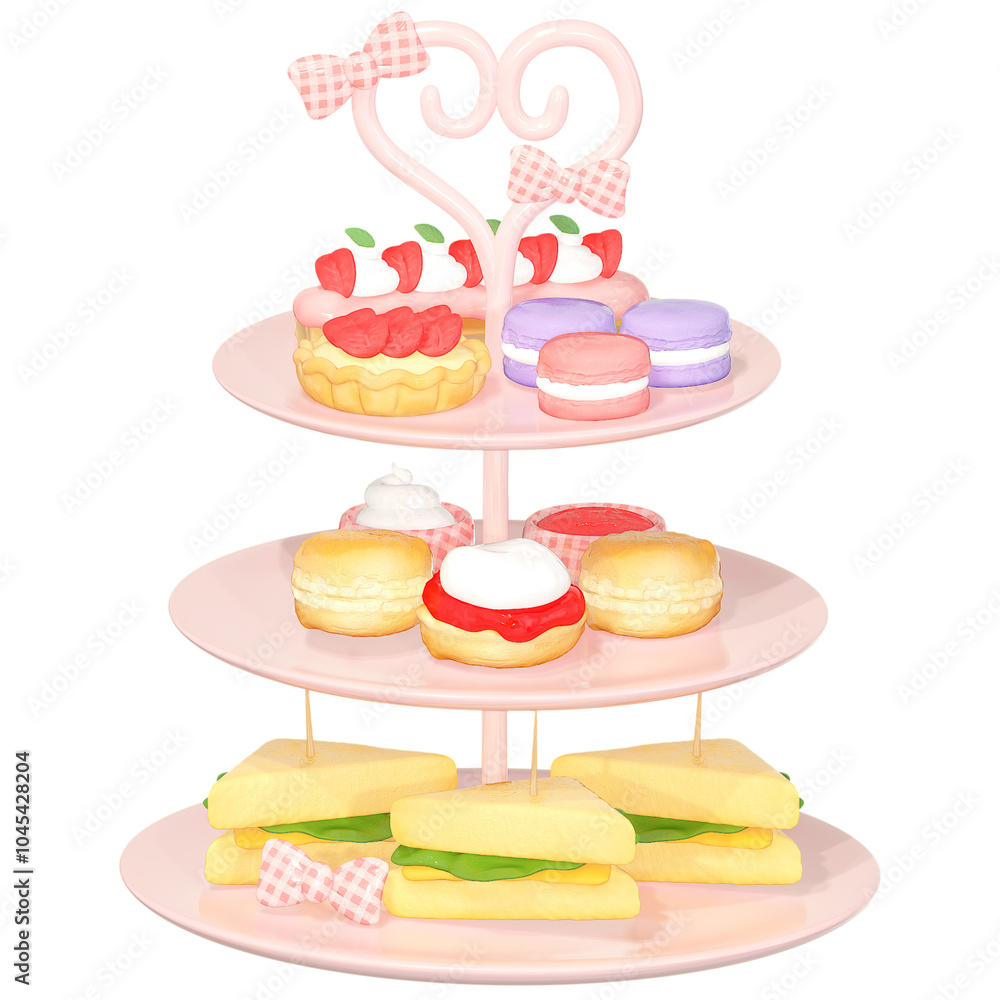 3D Afternoon Tea 3D Afternoon Tea