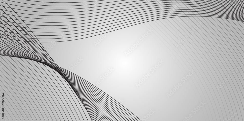 White and gray curve line background wallpaper vector image for presentation. White and gray curve line background wallpaper vector image for presentation.
