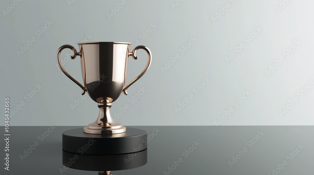 championship trophy made of shiny metal championship trophy made of shiny metal