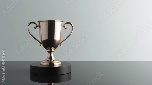 championship trophy made of shiny metal