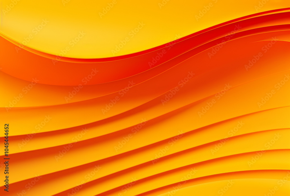 Vibrant abstract orange and yellow wave patterns for modern design projects Vibrant abstract orange and yellow wave patterns for modern design projects
