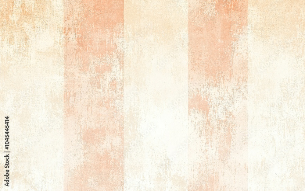 Fototapeta premium Texture of vintage paper with soft orange stripes, illuminated in natural light, conveying a warm and inviting atmosphere