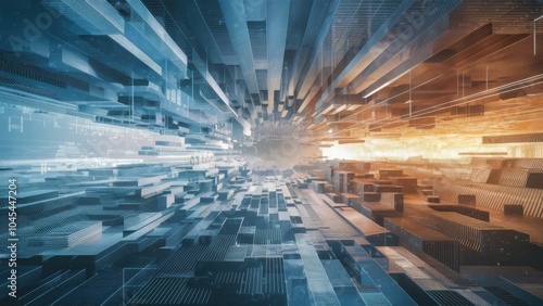 abstract background with lights