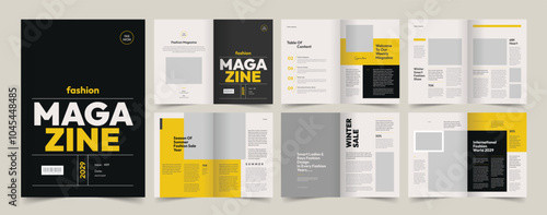 Fashion Magazine, Lifestyle Magazine Template