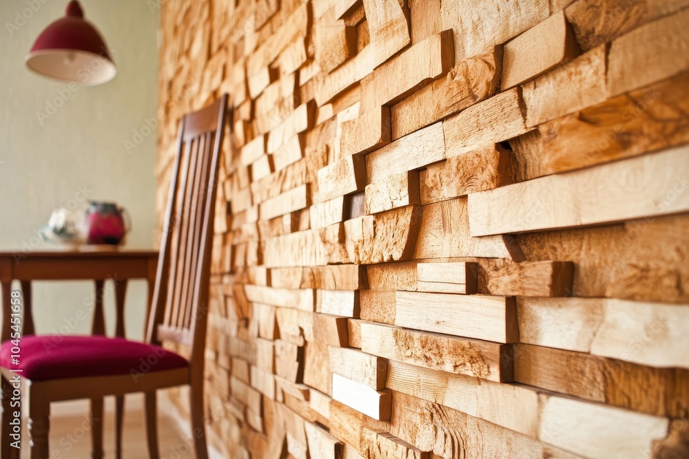 A beautiful wooden lath wall with horizontal planks and natural imperfections. The warm wood hues create a cozy and inviting background for any setting. A beautiful wooden lath wall with horizontal planks and natural imperfections. The warm wood hues create a cozy and inviting background for any setting.
