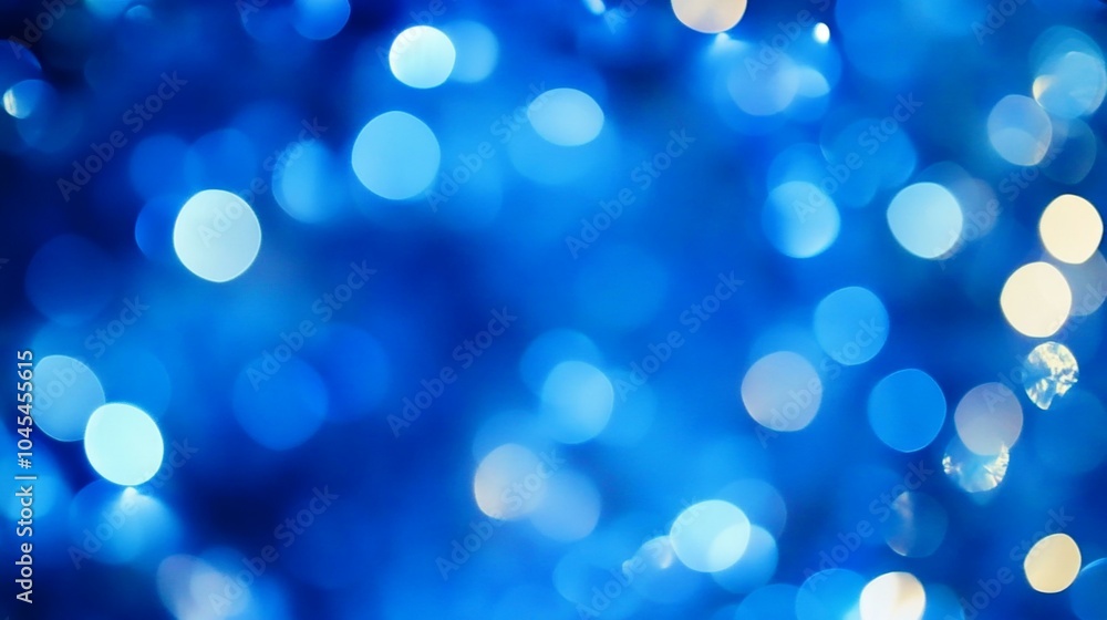 Blue lights creating a festive Christmas background Blue lights creating a festive Christmas background