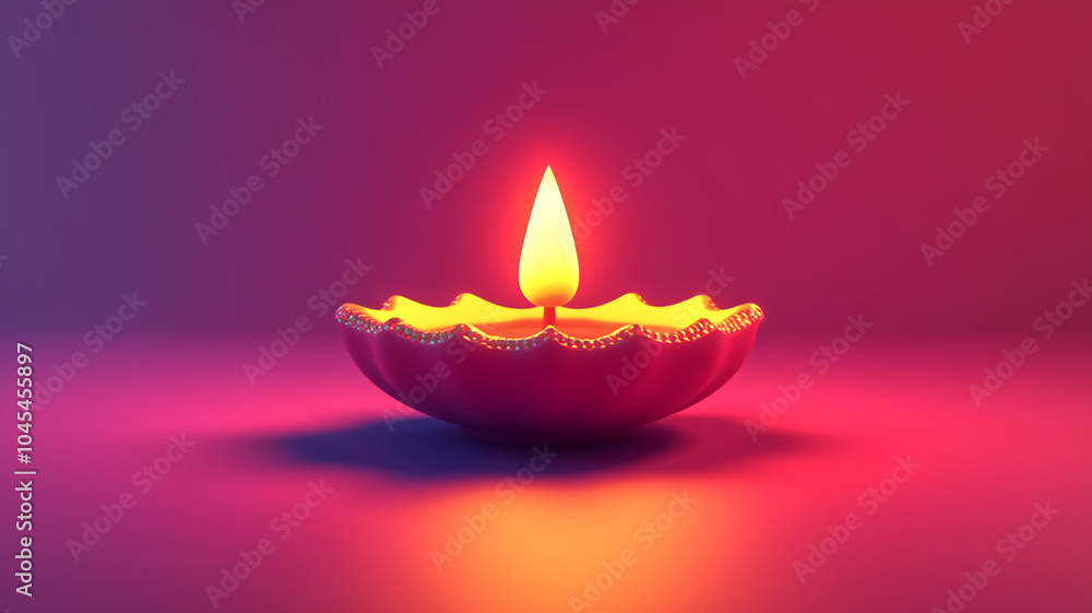 vibrant diya lamp glows warmly against colorful background, symbolizing light and celebration. This artistic representation captures essence of Diwali, evoking joy and festivity vibrant diya lamp glows warmly against colorful background, symbolizing light and celebration. This artistic representation captures essence of Diwali, evoking joy and festivity