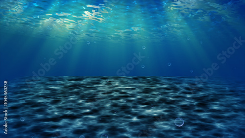 Under Water bubbles background.