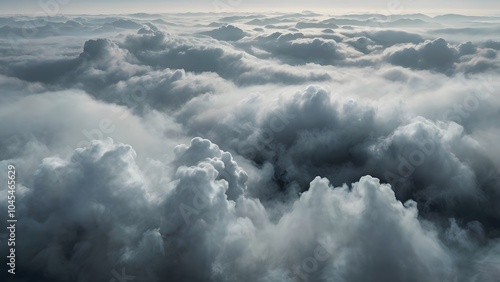 A seamless abstract background featuring a dynamic blend of clouds, smoke, and fog in motion.