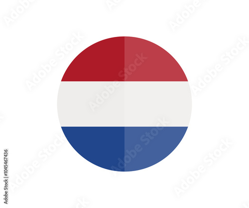 Free Download Netherlands flag circle icon. Rectangle Dutch flag illustration. Netherlands country flag is a symbol illustration on transparent background PNG. 

 - GFXLoad