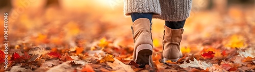 Young woman in cozy autumn ...