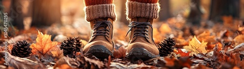 Cozy Autumn Forest Boots wi...