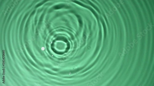 rippled water green color