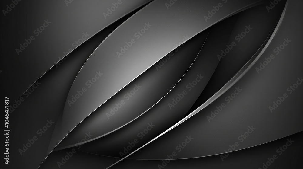 Abstract Dark Grey Curved Lines Background Design Abstract Dark Grey Curved Lines Background Design