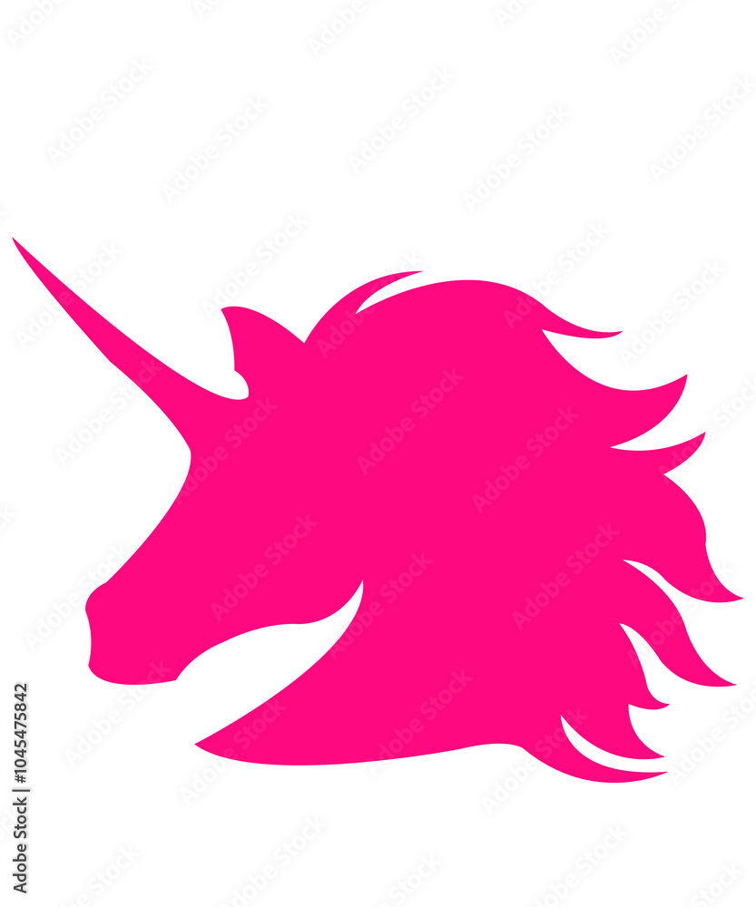 Unicorn clip art design on plain white transparent isolated background for card, shirt, hoodie, sweatshirt, apparel, card, tag, mug, icon, poster or badge Unicorn clip art design on plain white transparent isolated background for card, shirt, hoodie, sweatshirt, apparel, card, tag, mug, icon, poster or badge