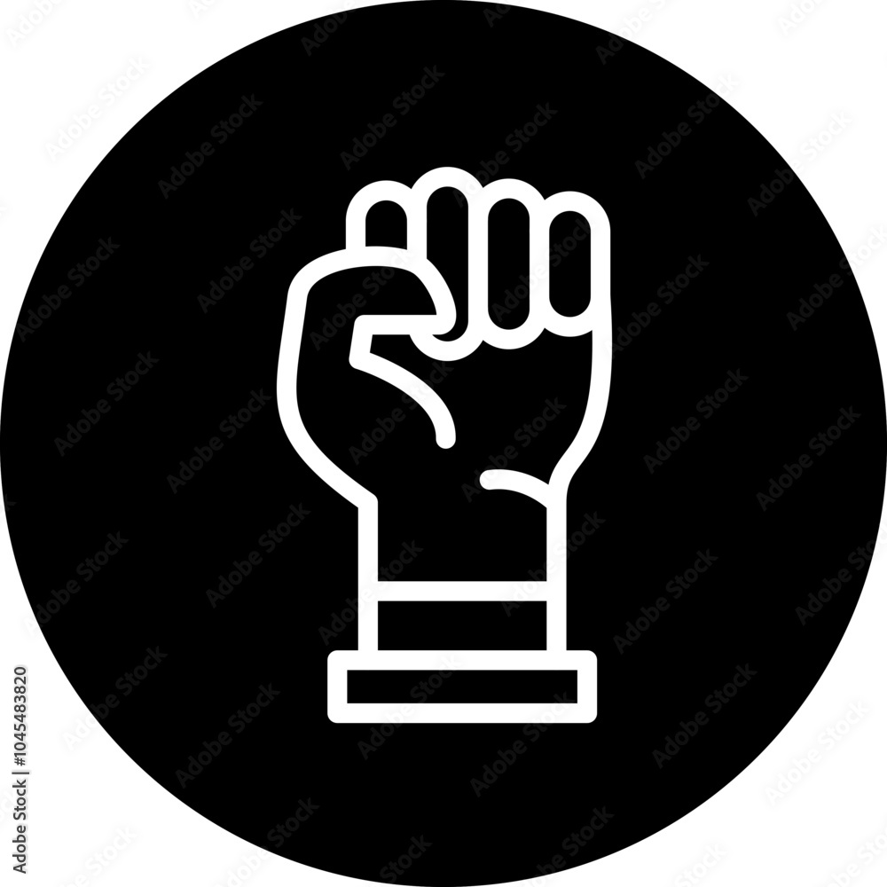 Empowerment vector icon style Empowerment vector icon style