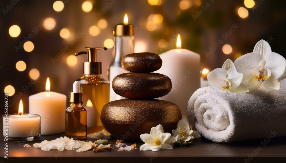 A set of luxury spa products A set of luxury spa products