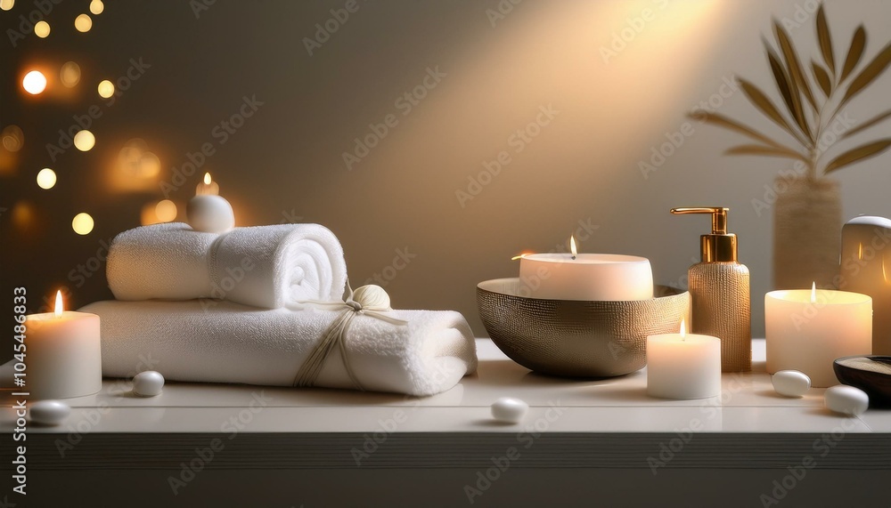 A set of luxury spa products A set of luxury spa products