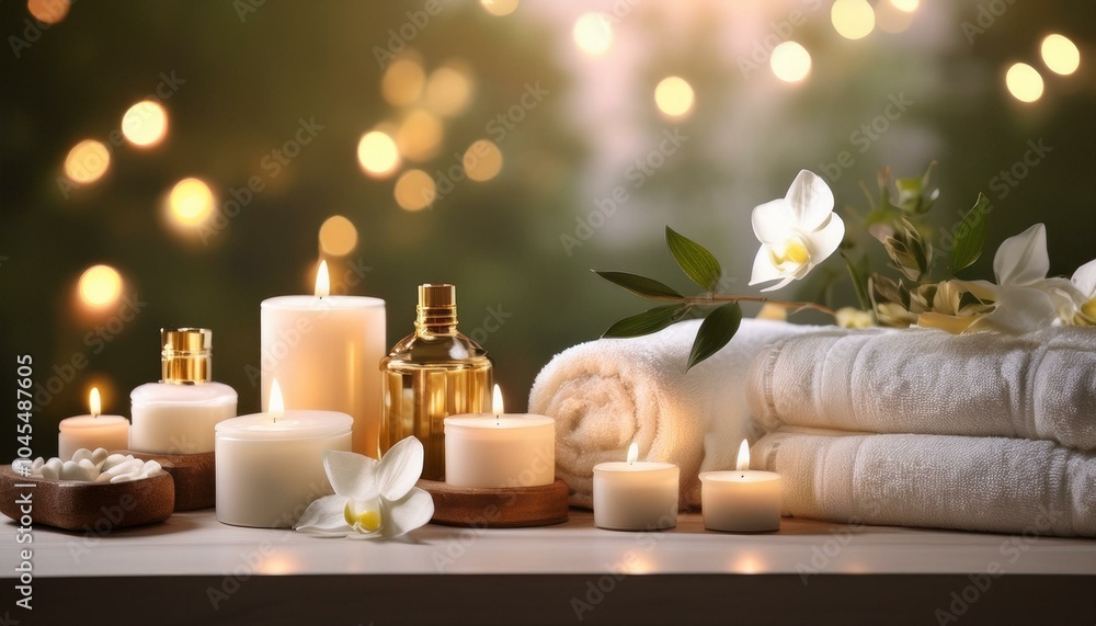 A set of luxury spa products A set of luxury spa products