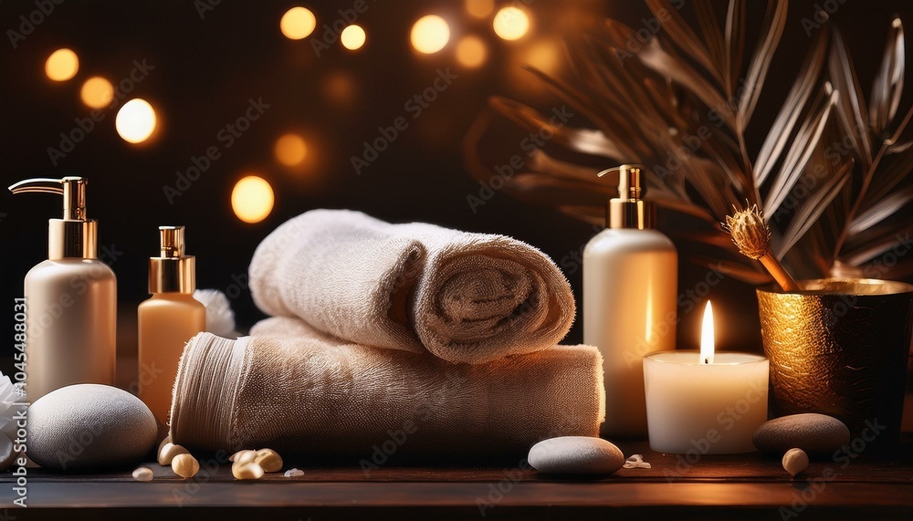 A set of luxury spa products A set of luxury spa products