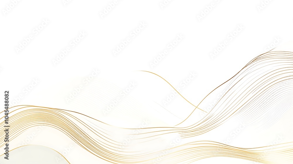 Elegant Minimalist Gold Intertwining Lines Design Elegant Minimalist Gold Intertwining Lines Design