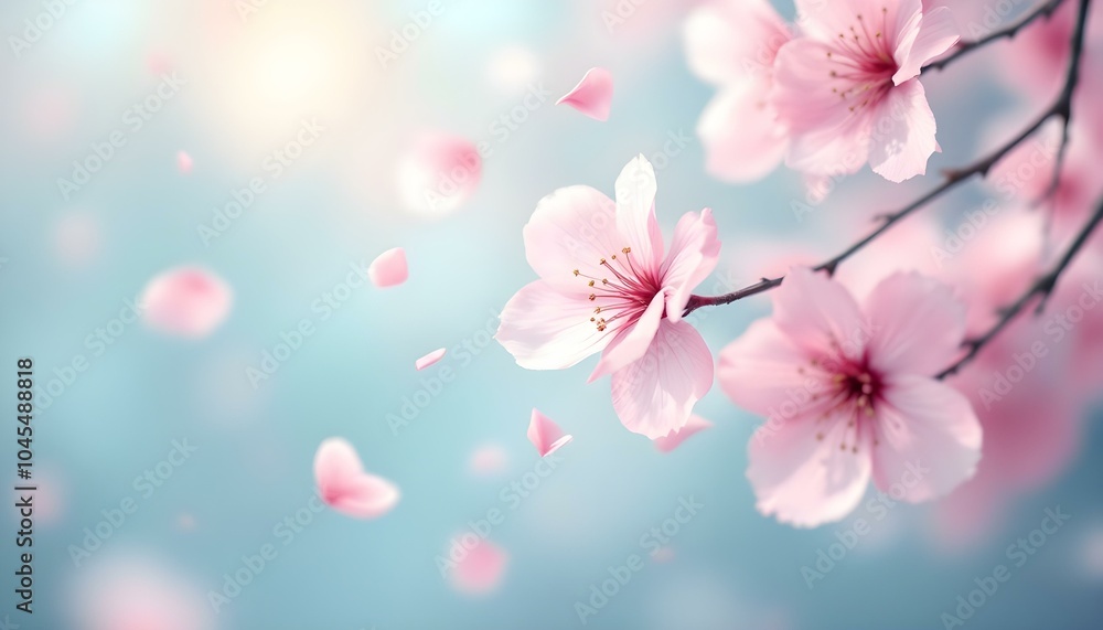 Close up view of pink cherry blossom in Spring with blurred bokeh background. Beautiful close-up of pink cherry blossoms in full bloom on a sunny day, with a blurred background. Close up view of pink cherry blossom in Spring with blurred bokeh background. Beautiful close-up of pink cherry blossoms in full bloom on a sunny day, with a blurred background.
