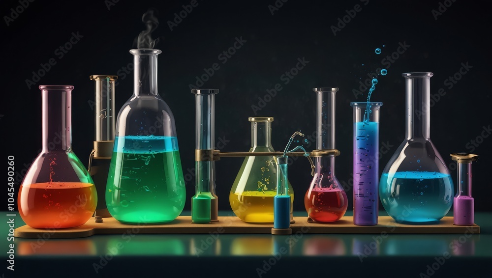 Little Tubes Chemical Experiment Little Tubes Chemical Experiment