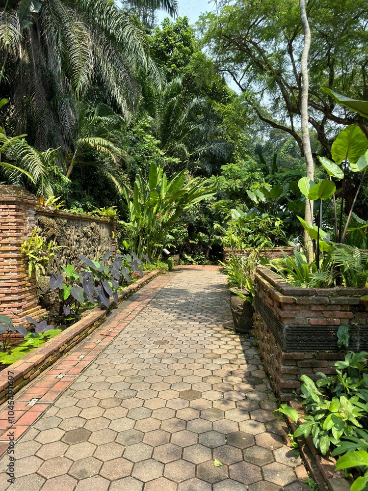 The Gate of Fort Canning Hill Park in Singapore city The Gate of Fort Canning Hill Park in Singapore city