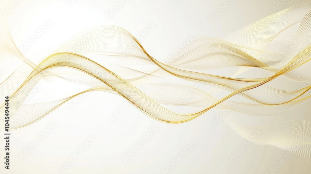 Ivory gradient background with flowing gold lines for an elegant certificate. Ivory gradient background with flowing gold lines for an elegant certificate.