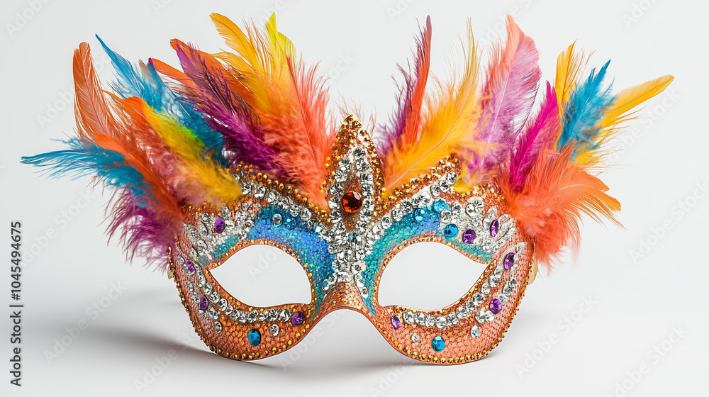 Close-up Photo of Vibrant Feathered New Year’s Eve Masks with Sparkling Decorations Close-up Photo of Vibrant Feathered New Year’s Eve Masks with Sparkling Decorations