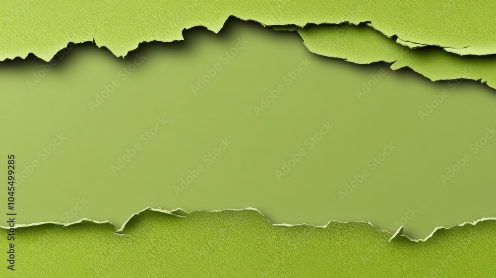 A textured green background with a torn edge revealing a lighter green shade underneath. A textured green background with a torn edge revealing a lighter green shade underneath.
