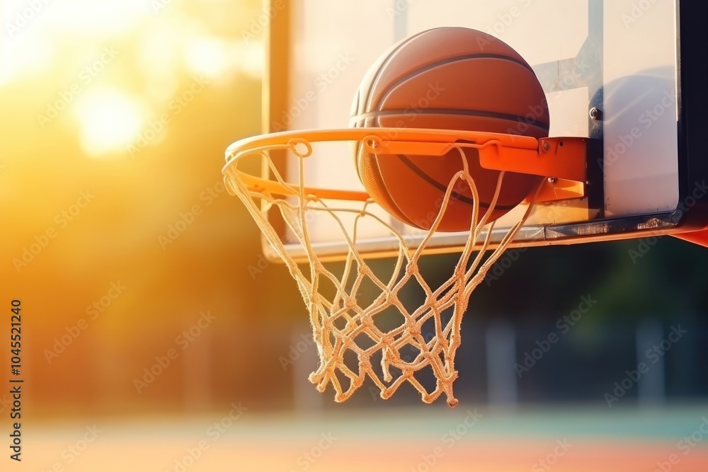 Basketball hoop sports outdoors. Basketball hoop sports outdoors.