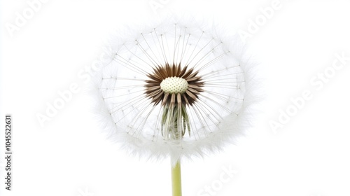 An image of a dandelion on a white background, showing condolences, grieving cards, loss, funerals, support, and sympathy