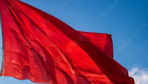 A red flag with a revolutionary aura photo