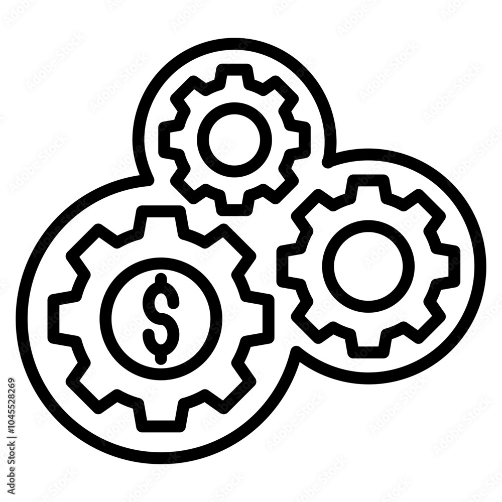 cost icon element for design cost icon element for design