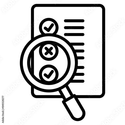 proofreading icon element for design